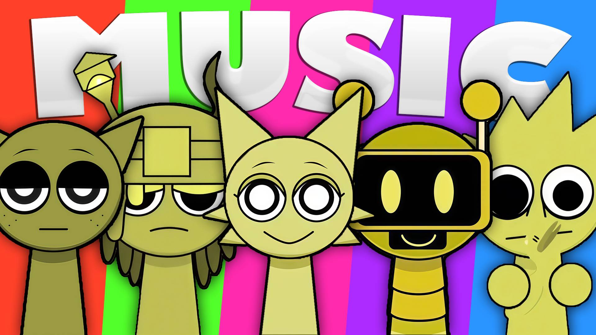 СПРУНКИ ГОРЧИЦА: Музыкальный Сборник Всех Персонажей | МУЗЫКА СПРУНКИ