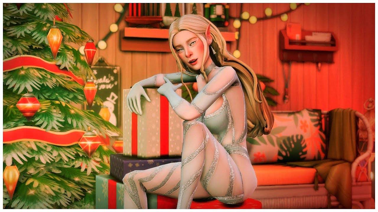 Помощница Санты 🎄🎅 | Sims 4 CAS смотреть онлайн