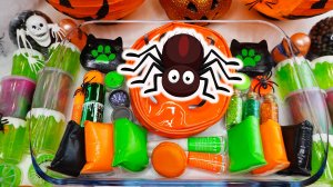 Жёлто-чёрный слайм 🖤💛 | Контрастный и тянущийся! | Kittyslime