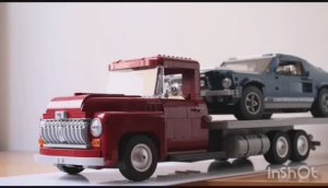 Lego 10290 эвакуатор из америкаского пикапа Ford серии f