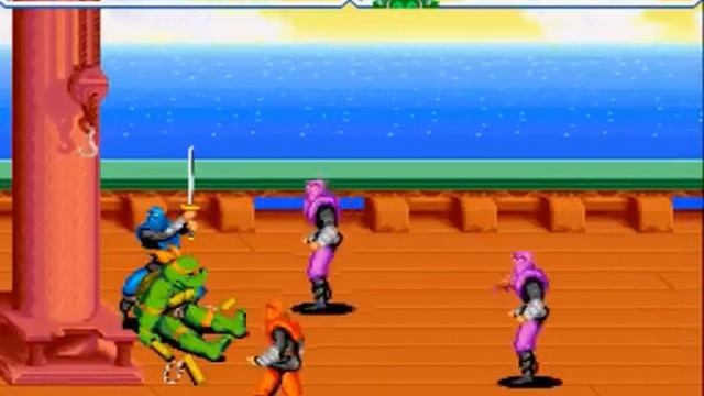 Teenage Mutant Ninja Turtles 4 Turtles In Time прохождение Super Nintendo SNES. смотреть онлайн