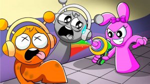 СУМАСШЕДШАЯ ФАНАТКА украла цвет у Орена?! Анимация Спрунки из Суперсемейки