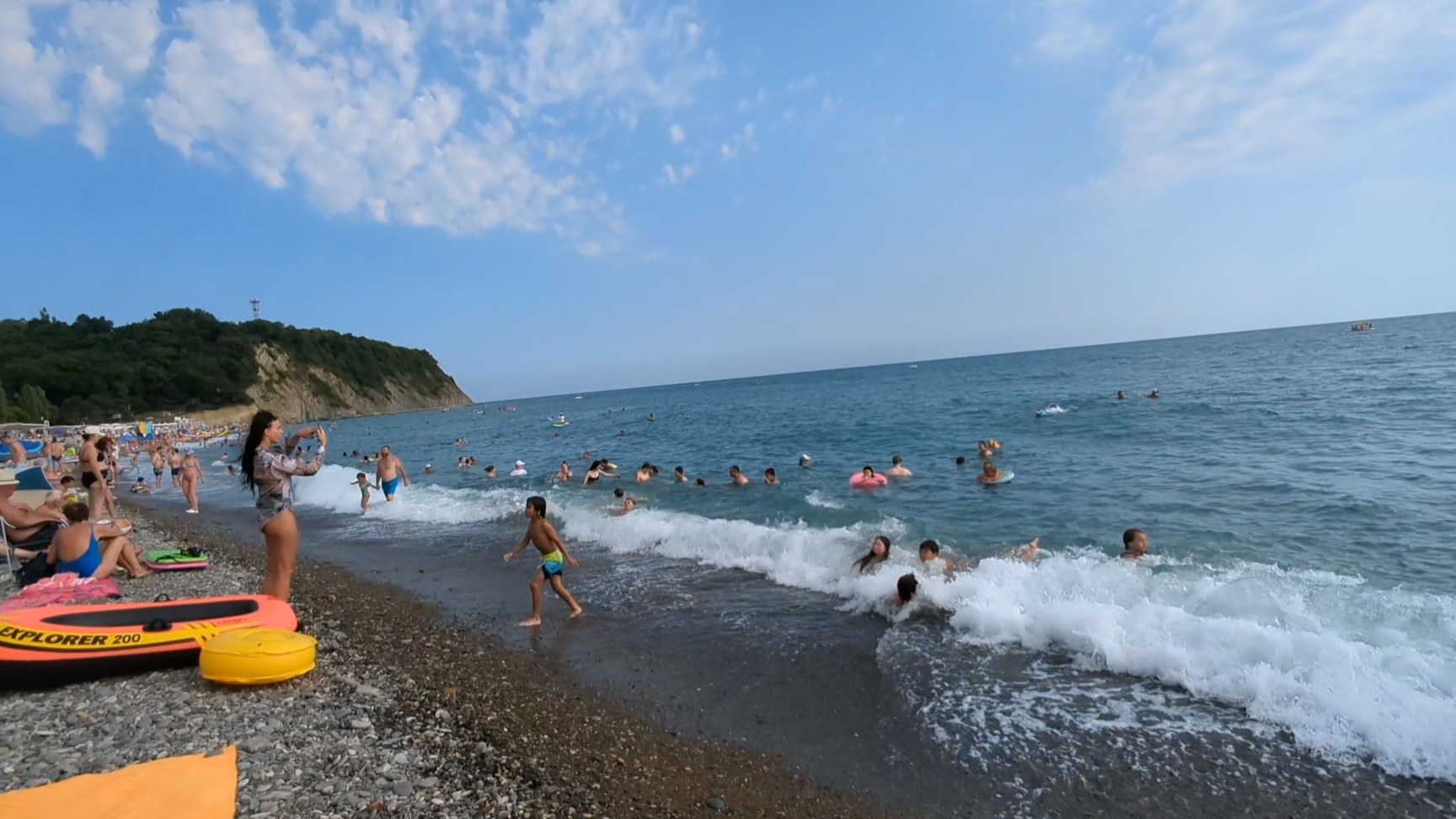 Криница! Пляж, море, расценки на шезлонги. Широкий пляж в селе Криница Сезон 2025, 19 июля