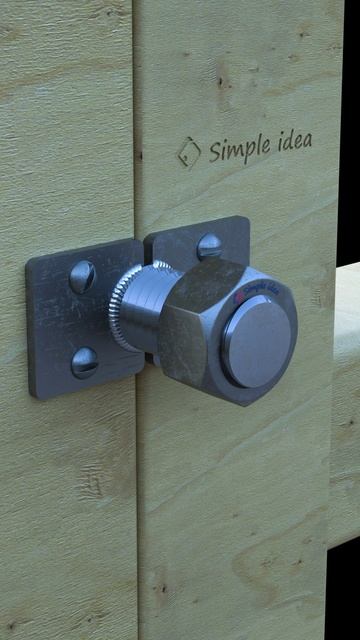 Gate latch, lock DIY смотреть онлайн