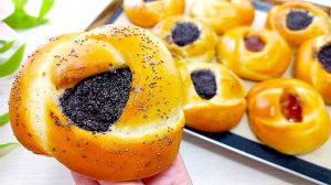 😋Лучший Рецепт Булочек с  Начинкой! Потрясающий Вкус!