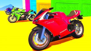Мультики про мотоциклы - гонки на спортивных мотоциклах. Мультики для детей, мультики для мальчиков.
