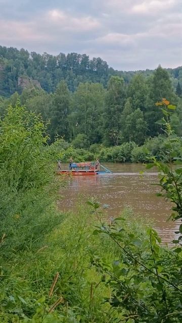 Оказывается у нас есть паром! пгт.Мундыбаш