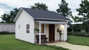 Дизайн небольшого дома размером 5 х 6 метров ( 30 кв.м.)