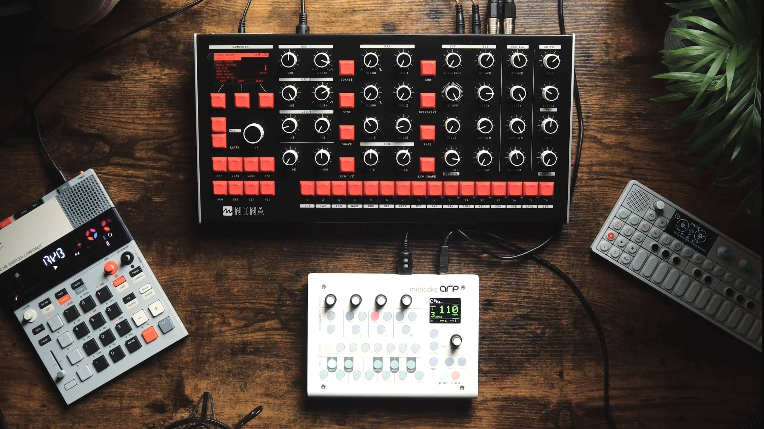 Midicake Arp: 4-Channel MIDI Arpeggiator
