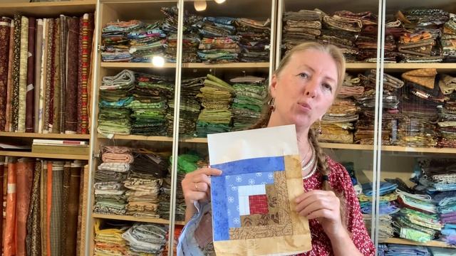Лоскутный блок "Колодец" в клубе лоскутного шитья смотреть онлайн