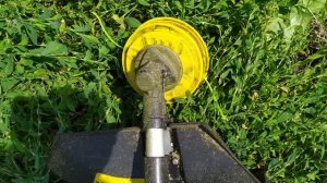 Бензиновый триммер Huter как удлинить  леску  во время работы