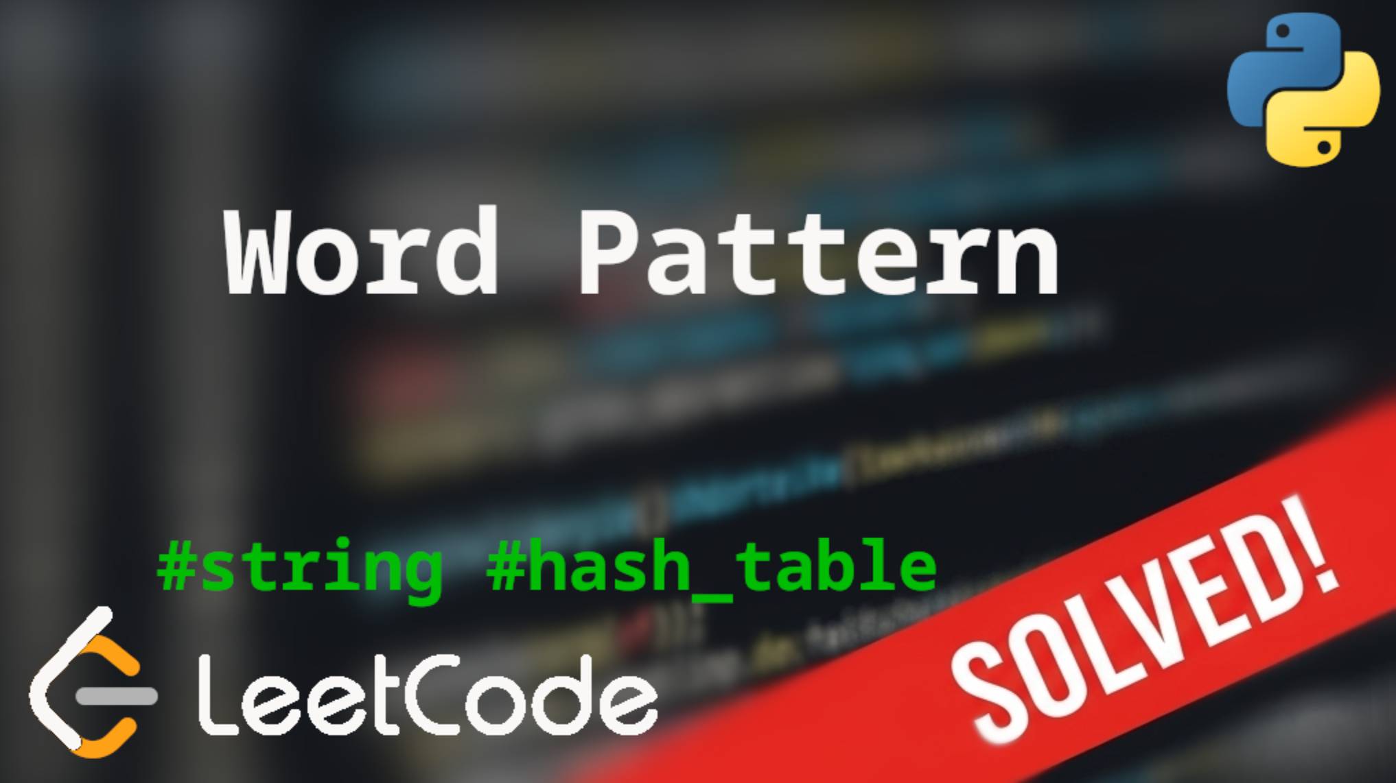 290 Word Pattern | Решение с комментариями | LeetCode смотреть онлайн