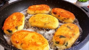 Вкуснейшие КАРТОФЕЛЬНЫЕ КОТЛЕТЫ - не уступают мясным. РЕЦЕПТ ПРОСТОЙ, от них трудно оторваться!!!