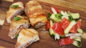 КУРИНЫЕ РУЛЕТЫ С СЫРОМ И ПОМИДОРАМИ РЕЦЕПТ  | BЗЫСКАННЫЙ МЯСНОЙ УЖИН НА КАЖДЫЙ ДЕНЬ