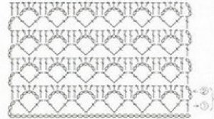 Самые простые узоры крючком для начинающих. Узор «Капель» .Ажурные узоры *crochet patterns Урок 125