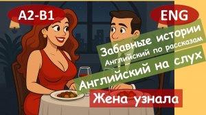 Жена узнала!. Английский по смешным рассказам.Для начинающих (А2-B1)|Английский на слух