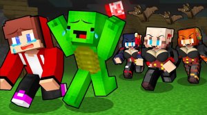 Парни убегают от Девушек-Вампиров - Анимация для Майнкрафта