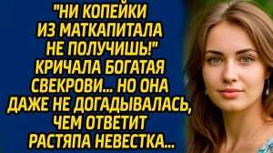 "Ни копейки из маткапитала не получишь!",- кричала богатая свекрови… Но она даже не догадывалась...