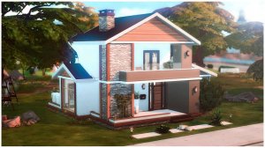 Дом в стиле модерн 🌿 | Строительство в Симс 4