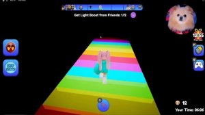 РАДУЖНОЕ ОББИ, НО Я НИЧЕГО НЕ ВИЖУ ! ПОСЛЕДНЕЕ ВИДЕО ПЕРЕД ДНЕМ РОЖДЕНИЯ! | Obby BUT YOU CAN'T SEE!