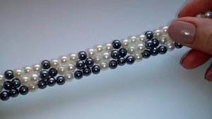 Браслетик из бусин. МК