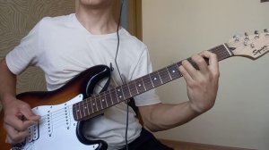 Перемен- КИНО- кавер на электрогитаре(В.Цой, соло партия Каспаряна)