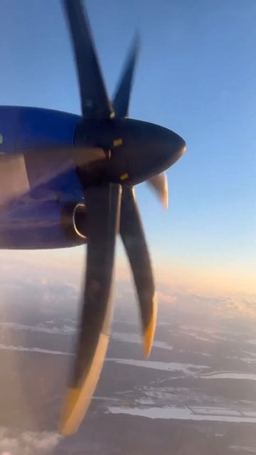 ATR-42-500 Красивый взлет