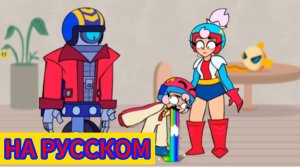 ☃️🤖"Инцидент в Снежном отеле"🎄❄ бравл старс анимация на русском #сезонконтендаRUTUBE