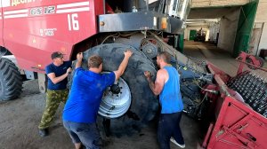 С утра ремонт комбайнов, а дальше как пойдет!