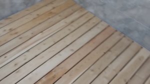 Проливной пол в каркасной бане Часть 4 . Финал. СамАРТстрой.