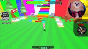 СОБАЧКА ЭЛИС БЕЖИТ ЧЕРЕЗ РАДУГУ ЧТОБЫ СТАТЬ КОТЕНКОМ В РОБЛОКС | РАДУЖНЫЙ ROBLOX