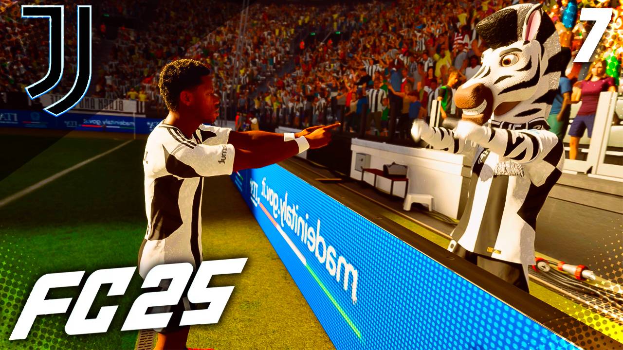 FC 25 КАРЬЕРА ЗА ЮВЕНТУС #7 - ДЭВИД ЗАЖИГАЕТ С МАСКОТОМ ЮВЕНТУСА! смотреть онлайн