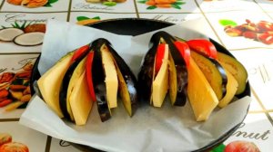 Баклажаны веером в духовке