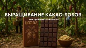 Выращивание какао бобов: как производят шоколад 🍫