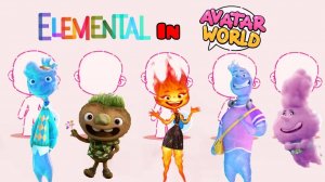 Эмбер: огненная героиня 🔥 и Уэйд: водный герой 🌊 в Awatar World