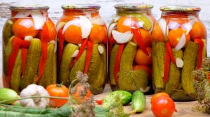 🥒🍅Овощное ассорти на зиму "Домашний погребок"! Овощи маринованные на зиму!
