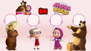 Создай Машу и Медведя в Avatar World! 🐻