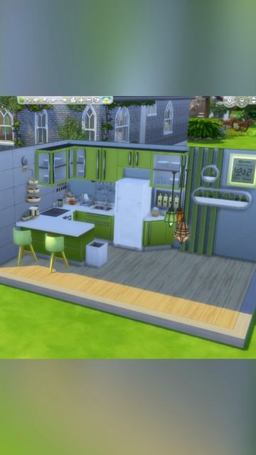 Кухня оливка #sims4 #симс #снежок #строительство смотреть онлайн