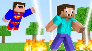 Нуб супермен затролил про в Майнкрафт ДакПлей DakPlay