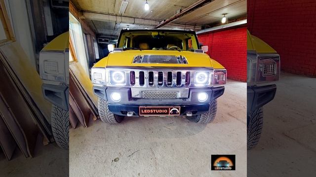 Hummer модернизация и тюнинг оптики смотреть онлайн