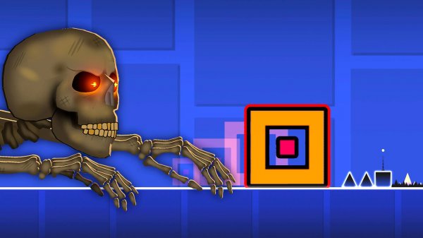 Geometry Dash, но Я Увеличиваюсь КАЖДУЮ МИНУТУ