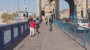 Лондон Великобритания река Темза  Тауэрский  мост , достопримечательности прогулка обзор экскурсия