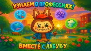 ЛАБУБУ расскажет о ПРОФЕССИЯХ |Кем хочет стать игрушка ЛАБУБУ? |  ЛАБУБУ песня | ЛАБУБУ мультик