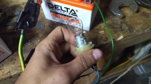 как зарядить АКБ скутера 12вольт