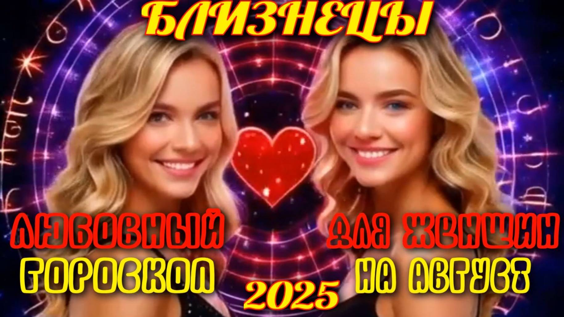 Близнецы. Любовный гороскоп для женщин на август 2025 года. смотреть онлайн