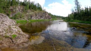 Новый поход в этом сезоне на любимую реку. Ловля хариуса на горной реке. Часть 3-я.