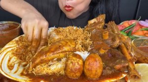 ASMR острая курица с карри.