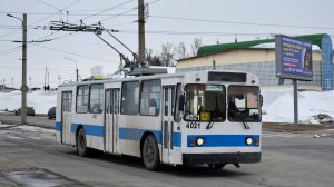 Троллейбус ЗиУ-682Г-012-4021. Покатушки по Барнаулу.