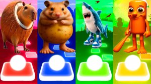 БУРБАЛОНИ ЛУЛИЛОЛИ 🆚 ПИПИ ПОТАТО 🆚 ТРАЛАЛЕРО ТРАЛАЛА 🆚 ТУН ТУН ТУН САХУР | Tiles Hop №90