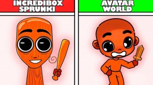 Sprunki в Avatar World: Противоположности 🎭